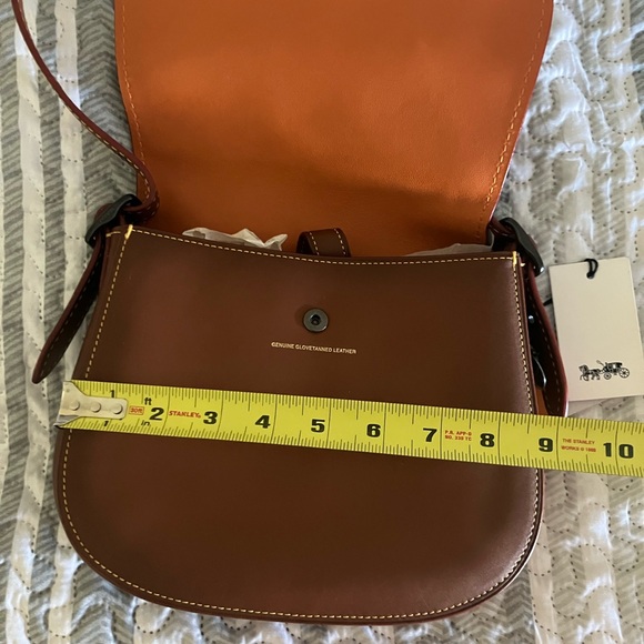 NWT! Coach saddle bag Smooth butter leather 2 set-1941 collection bag - Picture 9 of 12